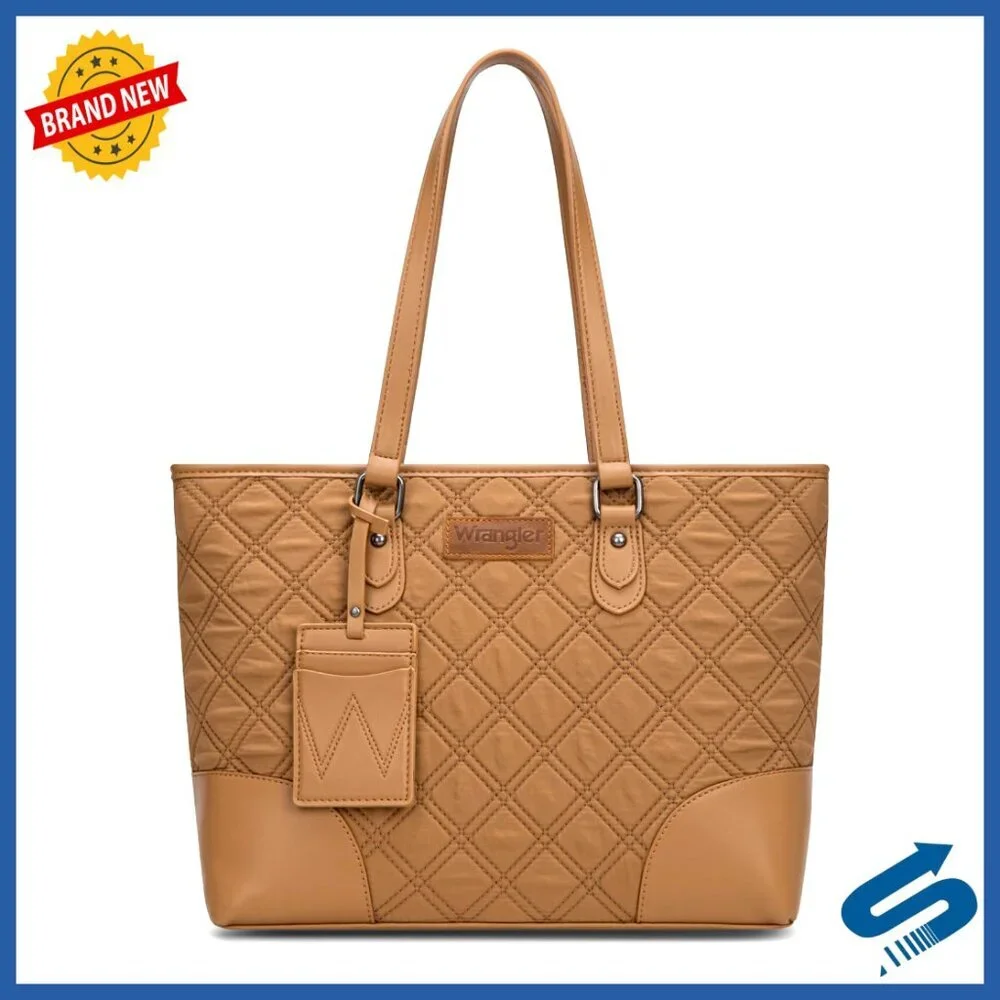 Medium Quilted Puffer Tote Shoulder Bag for Work School Lifestyle